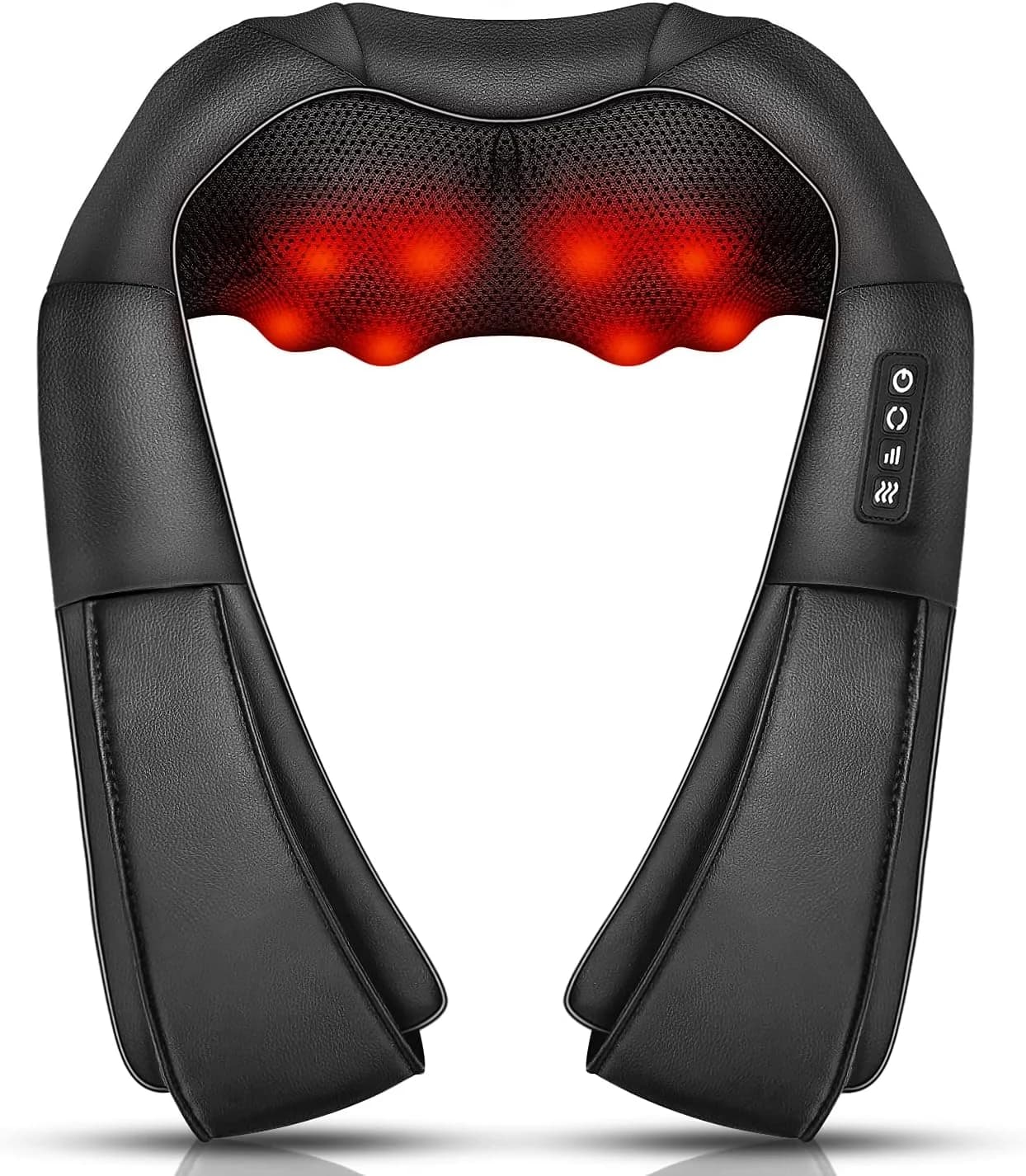 Knead Pro wrap-around massager with soothing heat glow